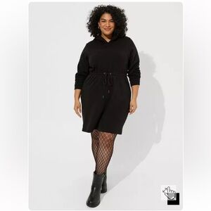 NWT Torrid Mini Hoodie Sweatshirt Dress